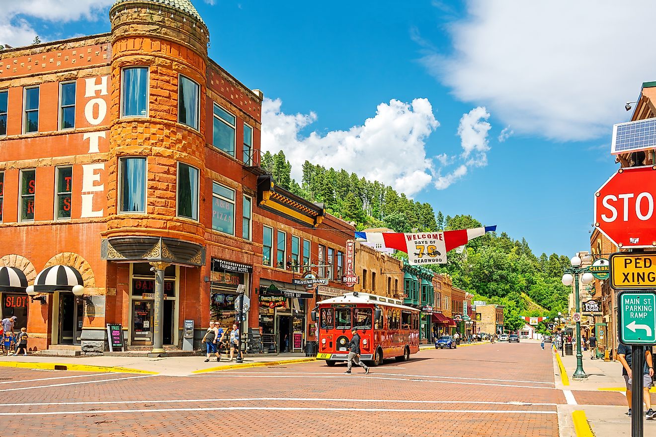 The charming Main Street in Deadwood, South Dakota. Image credit: Kirk Fisher / Shutterstock.com 