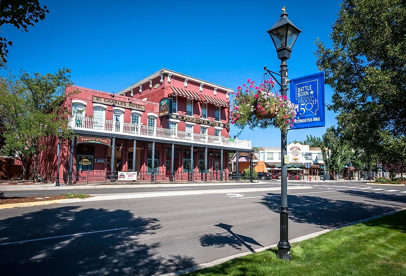 Historic downtown photographed on August 24, 2014 in Carson City, Nevada. Image credit Aneta Waberska via Shutterstock
