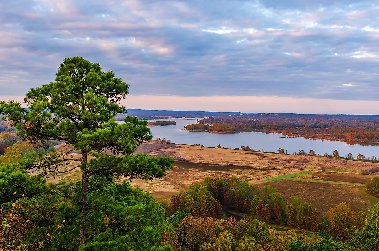 Pinnacle Mountain State Park in Arkansas.