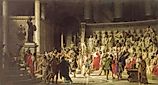 The Last Senate of Julius Caesar (Raffaele Giannetti, CC0, via Wikimedia Commons)
