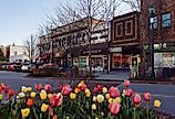 The Main Street Historic District of Hendersonville, North Carolina.