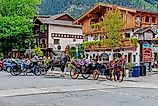 The Bavarian-themed village of Leavenworth, Washington. Image credit randy andy via Shutterstock