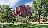Zion Lodge at Zion National Park near Springdale.