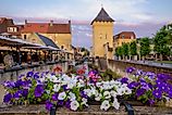 Valkenburg aan de Geul is an adorable little town in the southern Dutch province of Limburg, Netherlands. Editorial Credit: Wut_Moppie via Shutterstock