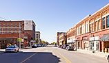 The old business district on Main Street, Pawhuska, Oklahoma. Image credit Roberto Galan via Shutterstock