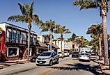 A street in downtown Capitola, California. Image credit bluestork via Shutterstock