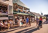 Street scene from Newport, Rhode Island.