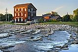 Nickless Humbinger flour mill and store In the village of Frankenmuth , Michigan 