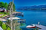 The beautiful Lake Chelan in Chelan, Washington.
