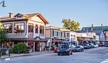 Main Street, located in Lake Placid in Upstate New York state, USA. Editorial credit: Karlsson Photo / Shutterstock.com