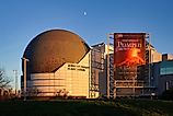 The Jennifer Chalsty Planetarium in Liberty Science Center, Jersey City, NJ. 