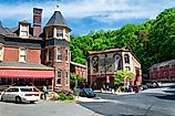 The Mauch Chunk Opera House in historic downtown of Jim Thorpe, Pennsylvania. Image credit: zimmytws / Shutterstock.com.