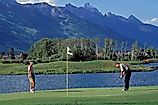 Golfing at Teton Pines in Jackson Hole, Wyoming. Photo Credit: Latham Jenkins / Flickr