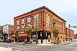 The downtown historic building at the corner of Limestone and Frederick Streets in Gaffney.