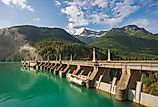 The Ross Dam at North Cascades National Park in Washington State. Credit: Zack Frank/Shutterstock.com