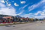 The beautiful town of Jasper, Alberta.