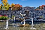 The International Peace Garden in Rugby, North Dakota. Editorial credit: Jacob Boomsma via Shutterstock.com