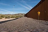 US - Mexican border wall in Arizona