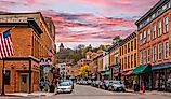Historical Main Street in Galena, Illinois. Editorial credit: Nejdet Duzen / Shutterstock.com