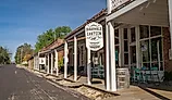 Street view of the historic town of Arrow Rock, Missouri. Image credit marekuliasz via Shutterstock 