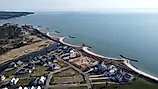 Aerial view of Cape Charles, Virginia.