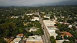 Aerial view of Ojai, California. Editorial credit: Joseph Sohm / Shutterstock.com.