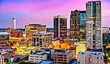 Downtown Birmingham, Alabama.