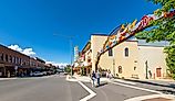 Main Street through historic downtown Sandpoint, Idaho. Editorial credit: Kirk Fisher / Shutterstock.com.