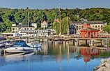 Southern shore of Seneca Lake, Watkins Glen, New York.