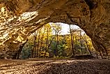 The Starved Rock State Park in Oglesby, Illinois.