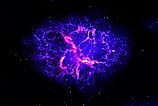 Neutron star, pulsar with elements furnished NASA. Image Credits: Artsiom P via Shutterstock