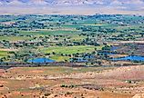 Agricultural land in Fruita, Colorado.