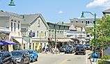 Main Street in Mystic, Connecticut. Editorial credit: Actium / Shutterstock.com