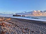 Rialto Beach at sunset in Mt. Olympic National Park