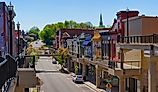 View of downtown Morristown in Tennessee. Editorial credit: Dee Browning / Shutterstock.com