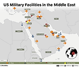 a map of US military bases in the middle east
