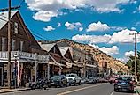 Historic wooden homes in Virginia City, Nevada. Image credit M. Vinuesa via Shutterstock