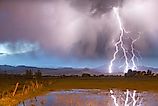 While some may still believe that lightning strikes at the highest peak, scientists have found alternative mountainous scapes that measure more strikes. Credit: James BO Insogna 