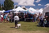 Crowds gather at the Raspberry Days Arts & Crafts Fair in Garden City, one of Utah’s summer fair traditions.