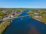 Augusta, Maine, on the Kennebec River,