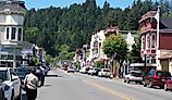 Main Street in Ferndale, California. Editorial credit: mikluha_maklai / Shutterstock.com