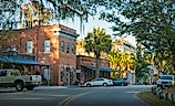Historic downtown Micanopy, near Gainesville, Florida.
