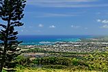 Docked cruise ship in Kahului Harbour from Wailuku Heights Maui, Hawaii, United States. Editorial credit: Reimar / Shutterstock.com