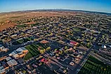 Small town of Snowflake, Arizona. 