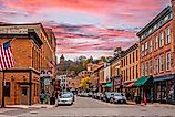 Historical Main Street in Galena, Illinois. Image credit: Nejdet Duzen / Shutterstock.com.