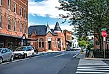 Downtown street in Berlin, Maryland. Image credit Kosoff via Shutterstock