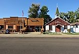View of the main street in the historic town of Medora, North Dakota. Image credit EQRoy via Shutterstock
