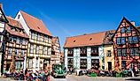 Old Town of Quedlinburg, Germany.