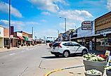 Scene from downtown Ogallala, Nebraska.