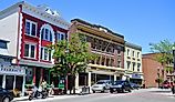 Main Street in village of Saranac Lake in Adirondack Mountains, New York, USA. Editorial credit: Wangkun Jia / Shutterstock.com